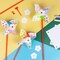 Bosctanuc 300 Pcs DIY Pinwheels for Kids Bulk Blank Paper Pinwheels Color Your Own Pinwheels for Spring Summer Craft for Kids Boys Girls School Group Daycare Home Fun Graffiti Art Craft